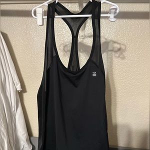 VSX Victoria’s Secret Tank Top large black yoga gym top